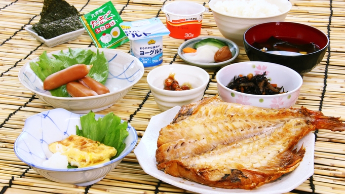 【朝食付】魚は期待してOK！素朴な和朝食もお腹いっぱい♪コスパ重視派におすすめ！